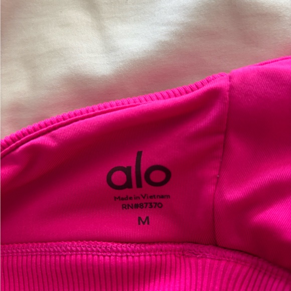 ALO Yoga Hot Pink Sports Bra - Picture 3 of 3